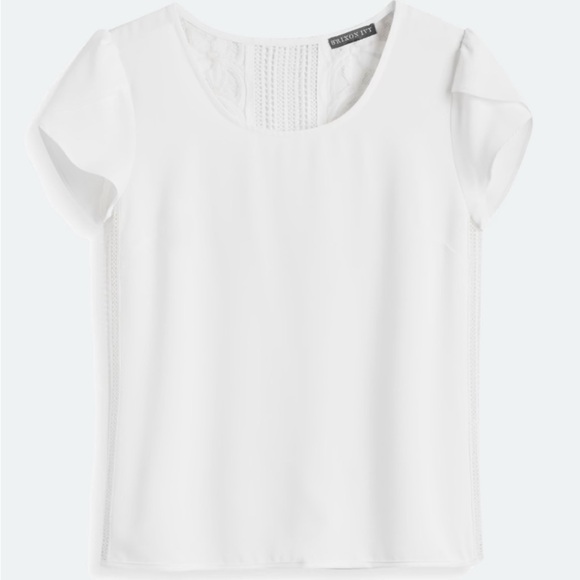 Brixon Ivy Elegant White Blouse - Picture 1 of 4